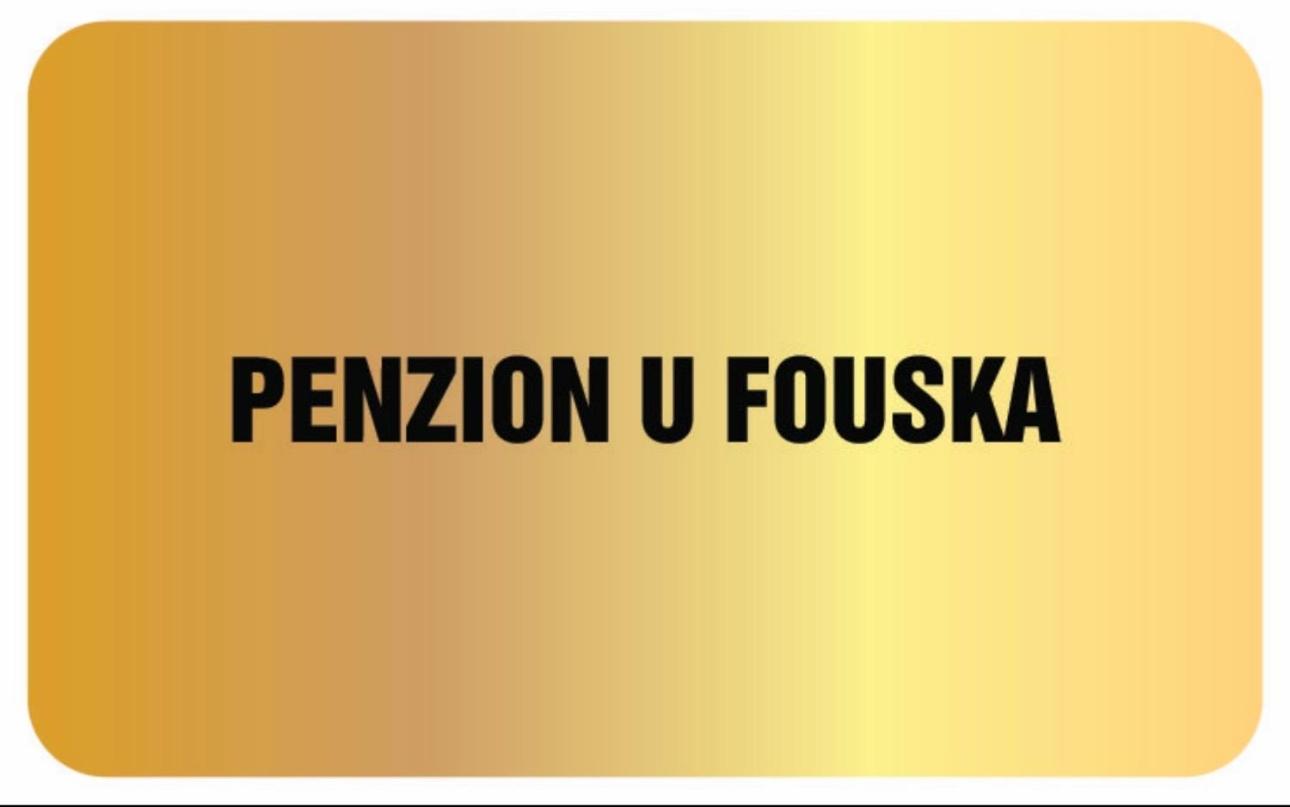 Penzion U Fouska Chodov  Exteriör bild